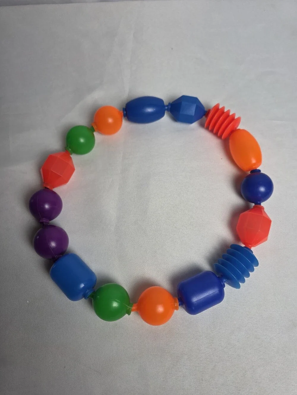 VTG Fisher Price Lot Of 16 Snap Lock Plastic Bead Toys